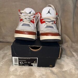 Jordan Kids Sneakers - Red, White, and Brown
